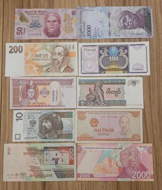 Lote Billetes del mundo