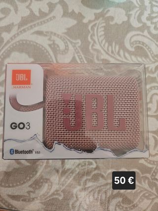 Altavoz JBL GO3 Rosa