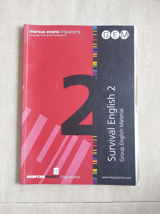 2 libros Survival English 2 - Marcus Evans