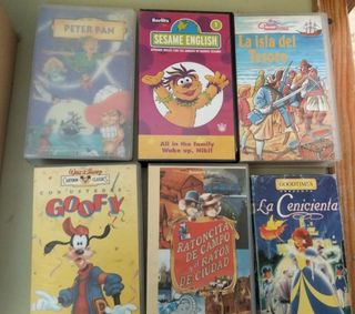 VHS infantiles - clásicos animados
