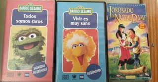 VHS infantiles - clásicos animados