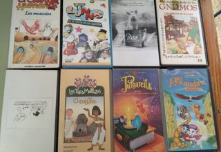 VHS infantiles - clásicos animados