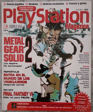 PlayStation Magazine nº63 - Metal Gear Solid 2.