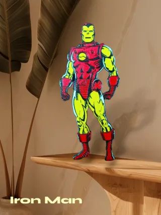 3D Printed Wall Art - Iron Man (Marvel Comics)