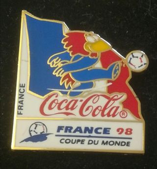 Pins Mundial de fútbol Francia 98