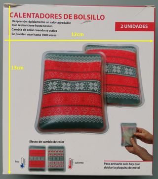 Calentadores Manos Bolsillo - 2uds