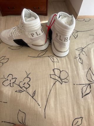 Botas Philipp Plein altas blancas