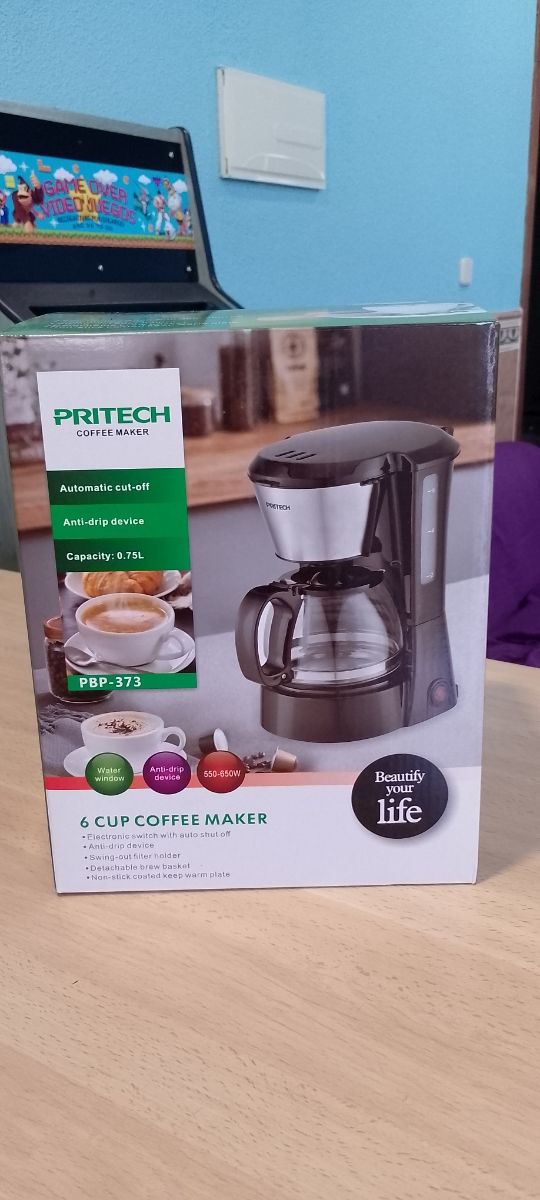 Cafetera Pritech 6 tazas - PBP-373