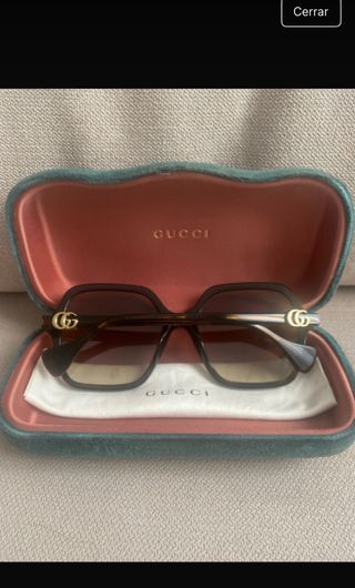 Gafas Gucci - Marrón Dorado