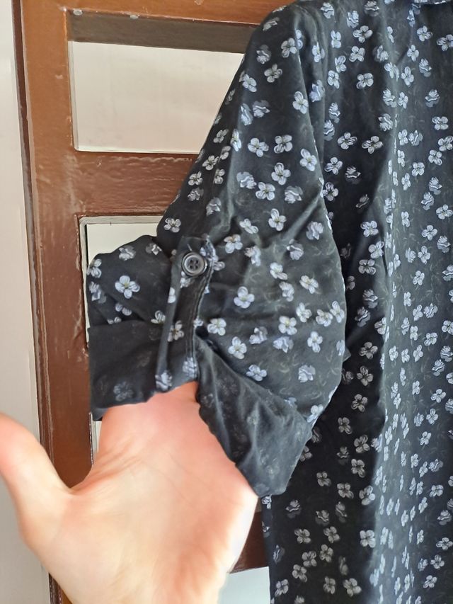 Camicia nera a fantasia