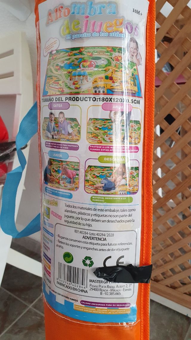 Alfombra Tren Infantil 1,80×1,20