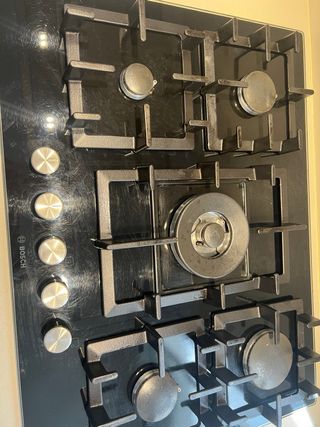 Placa gas Bosch cristal negra. En perfecto estado