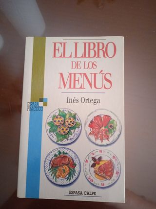 Libro de los menus (Spanish Edition)