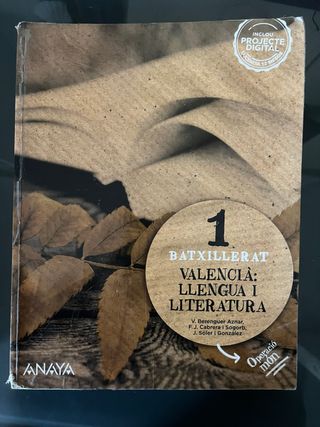 Valencià: llengua i literatura 1.