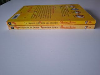 Lote 2 libros Geronimo Stilton