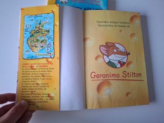 Lote 2 libros Geronimo Stilton
