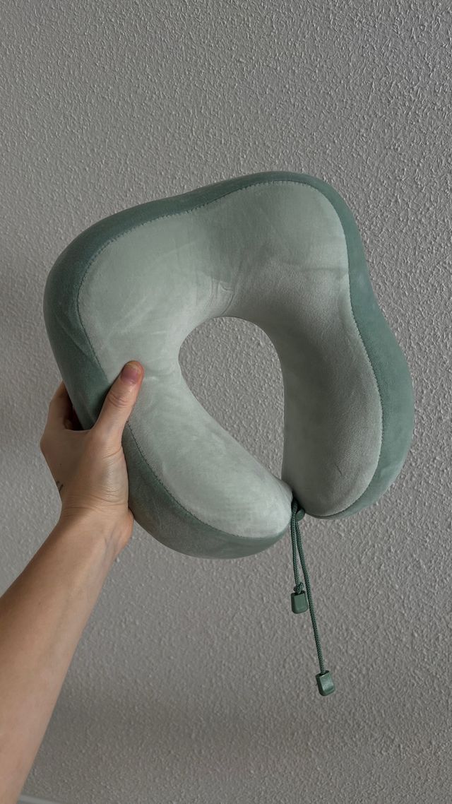 Almohada viaje cuello - Verde