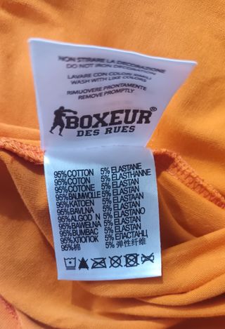 Camiseta Boxeur des Rues - Naranja