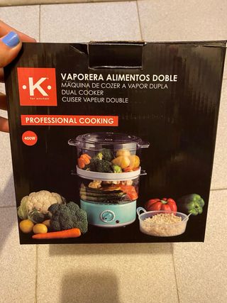 Vaporera doble 400W - Nueva