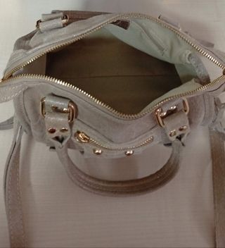 Bolso bandolera de cuero italiano