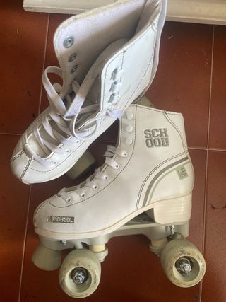 Patines en línea In-School blancos
