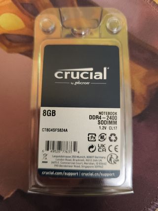 RAM Crucial 8GB DDR4 SODIMM