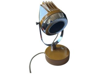 Lampada Space Age Italiana Metallo Senaps