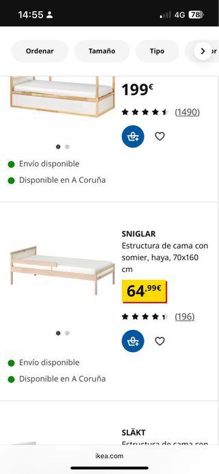 Cama niño