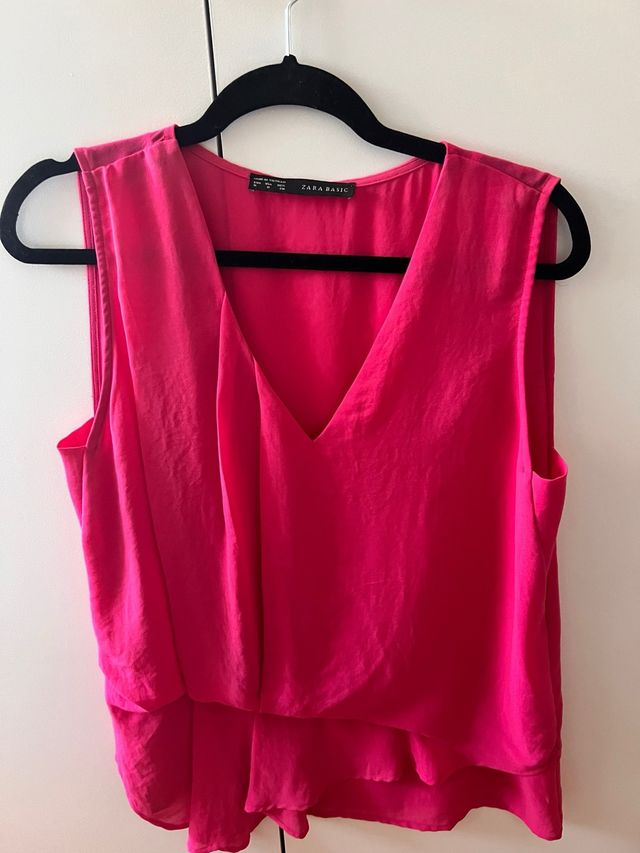 Top rosa Zara - Talla M