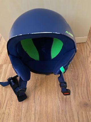 Casco Esquí Alpina Azul Talla 50-54