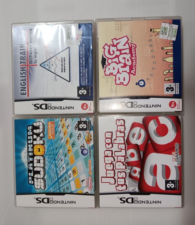 4 Juegos Nintendo DS.