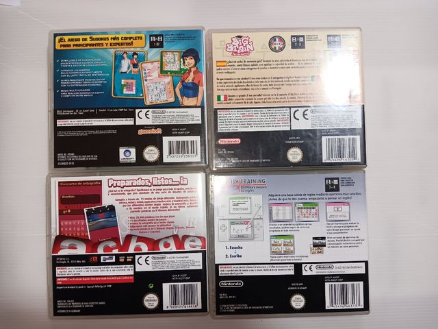 4 Juegos Nintendo DS.