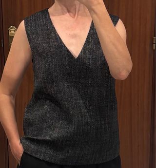 Chaleco tipo top de Zara. Nuevo