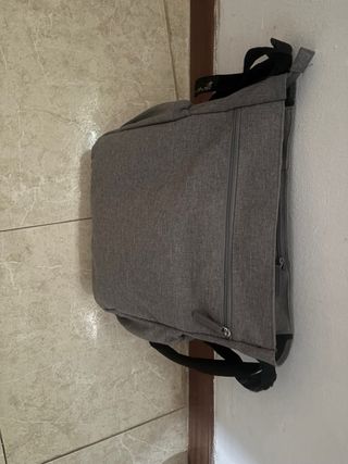 Bolso cambiador bebé gris