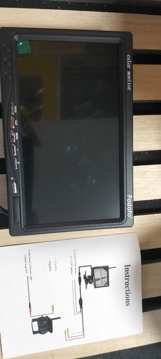 Monitor Podofo 7" cámara trasera.
Ref 21