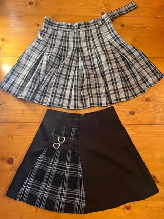 2 Gonne Scozzesi - Mini & Asimmetriche