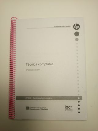 Temari de Tècnica Comptable CFGM GAD (IOC)
