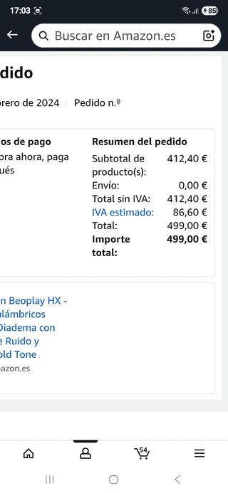 Auriculares Bang & Olufsen Beoplay HX dorados
