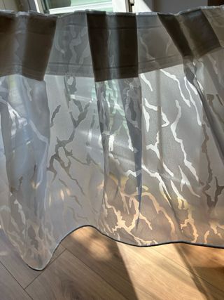 Visillo blanco - Cortina