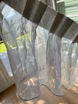 Visillo blanco - Cortina