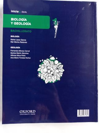 Inicia Biología y Geología 1.º Bach.Nuevo. OXFORD.