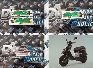 Decals Kit for 1995 Yamaha BW's - CW50RS Next Gen