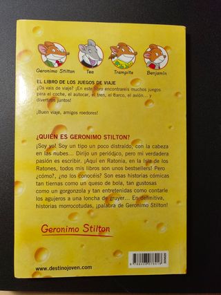 El libro de los juegos de viaje: Geronimo Stilton 