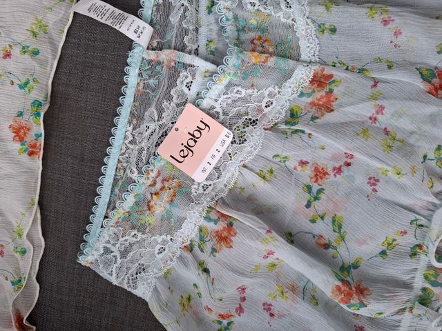 Pijama Lejaby - Azul y Blanco