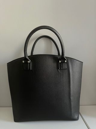 Bolso Zara negro shopper