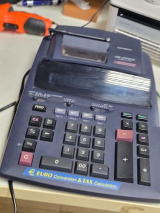 Casio DR-520TER: Impresora Calculadora