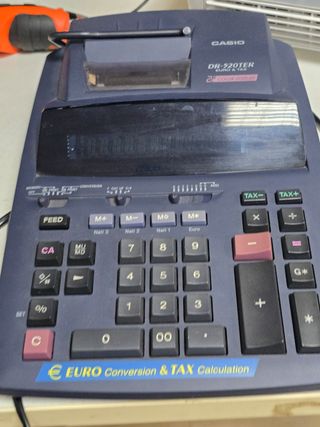 Casio DR-520TER: Impresora Calculadora