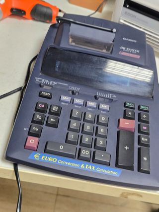 Casio DR-520TER: Impresora Calculadora