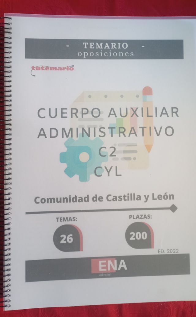 Temario Oposiciones Auxiliar Administrativo C2