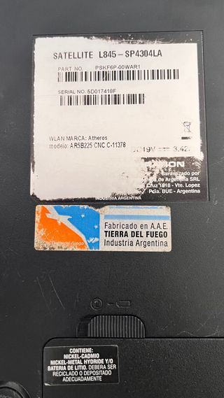 Portátil Toshiba Satellite - Core i5